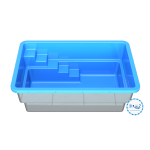 استخر پیش ساخته فایبرگلاس 2.5×4 دیبا