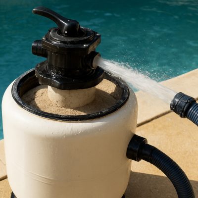 تمیز کردن فیلتر استخر